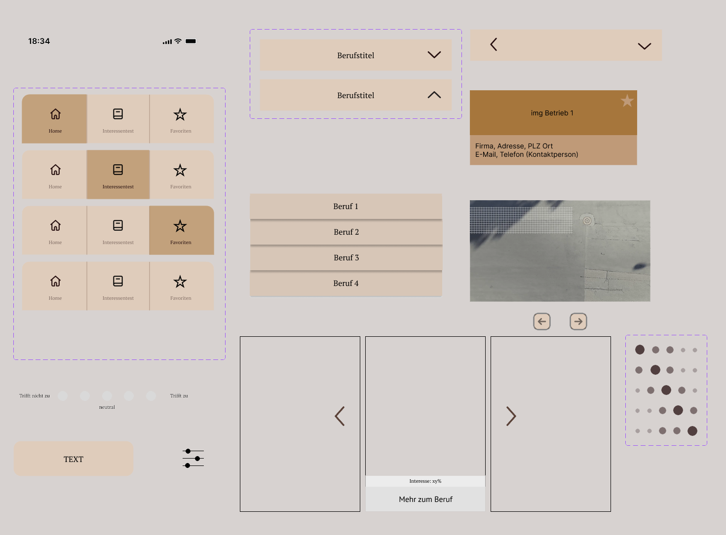 ByteMentor components in Figma